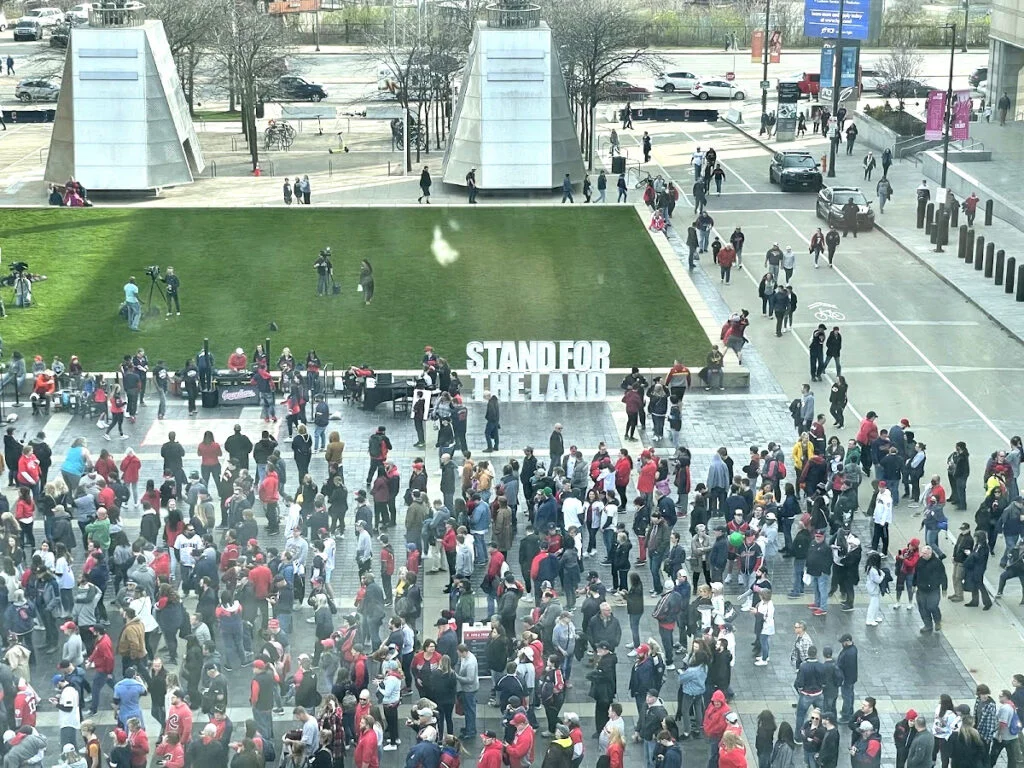 Stand for the Land Overhead View